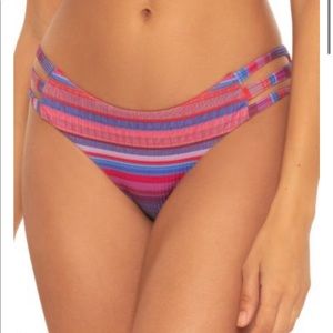 Becca reversible hipster swim bottom, medium